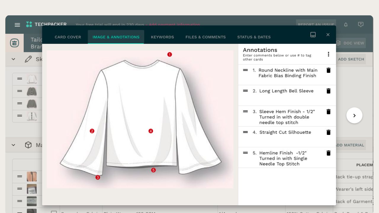 Bell sleeve top measurements